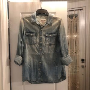 Mossimo Supply Co Denim Button Down Shirt
